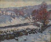Armand guillaumin Paysage de neige a Crozant Sweden oil painting artist